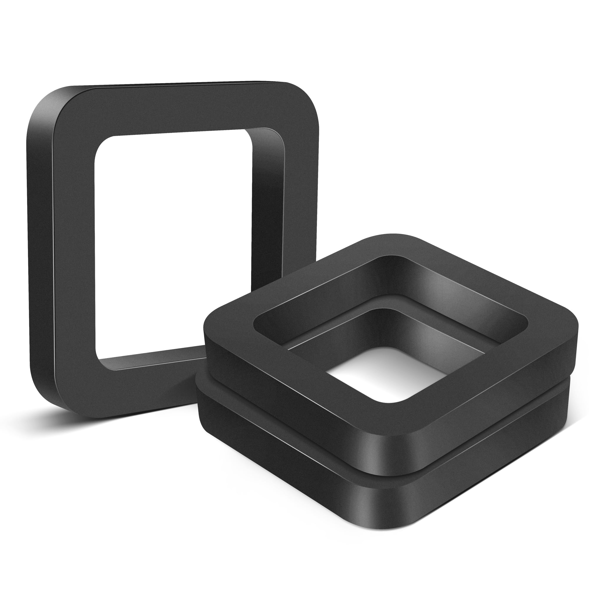 Oyviny 2 Inch Hitch Receiver Silencer Pad, 2 Inch Trailer Hitch Silencer for Ball Mounted to Reduce Rattle and Noise Between Most 2” Hitch Receiver and Tow Hitches Anti-Rattle Stabilizer(3 PCS)