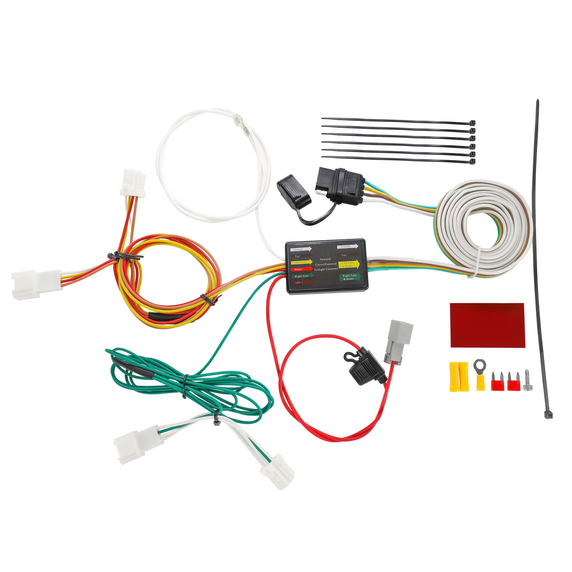 Oyviny Custom 4 Way Trailer Wiring Harness 55571 for 2009-2014 Nissan Murano, Murano Trailer Tow Wiring