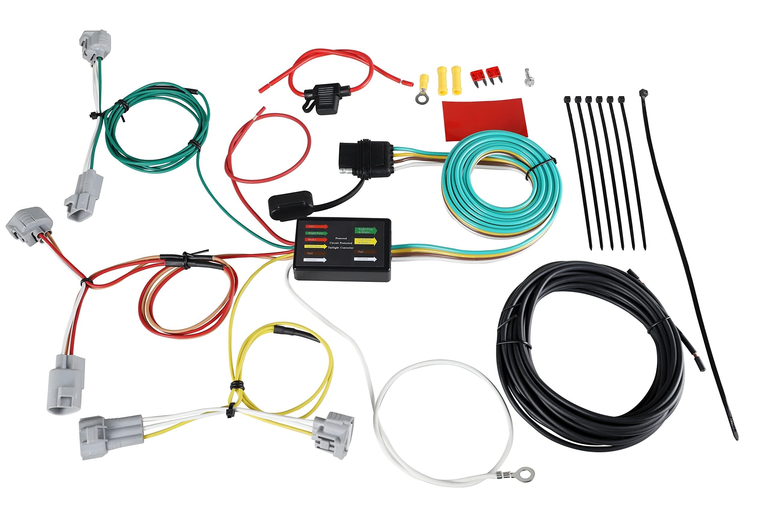 Oyviny 4 Pin Trailer Wiring Harness 56349 for Toyota Tacoma 2016-2023, Tacoma Trailer Wire Harness