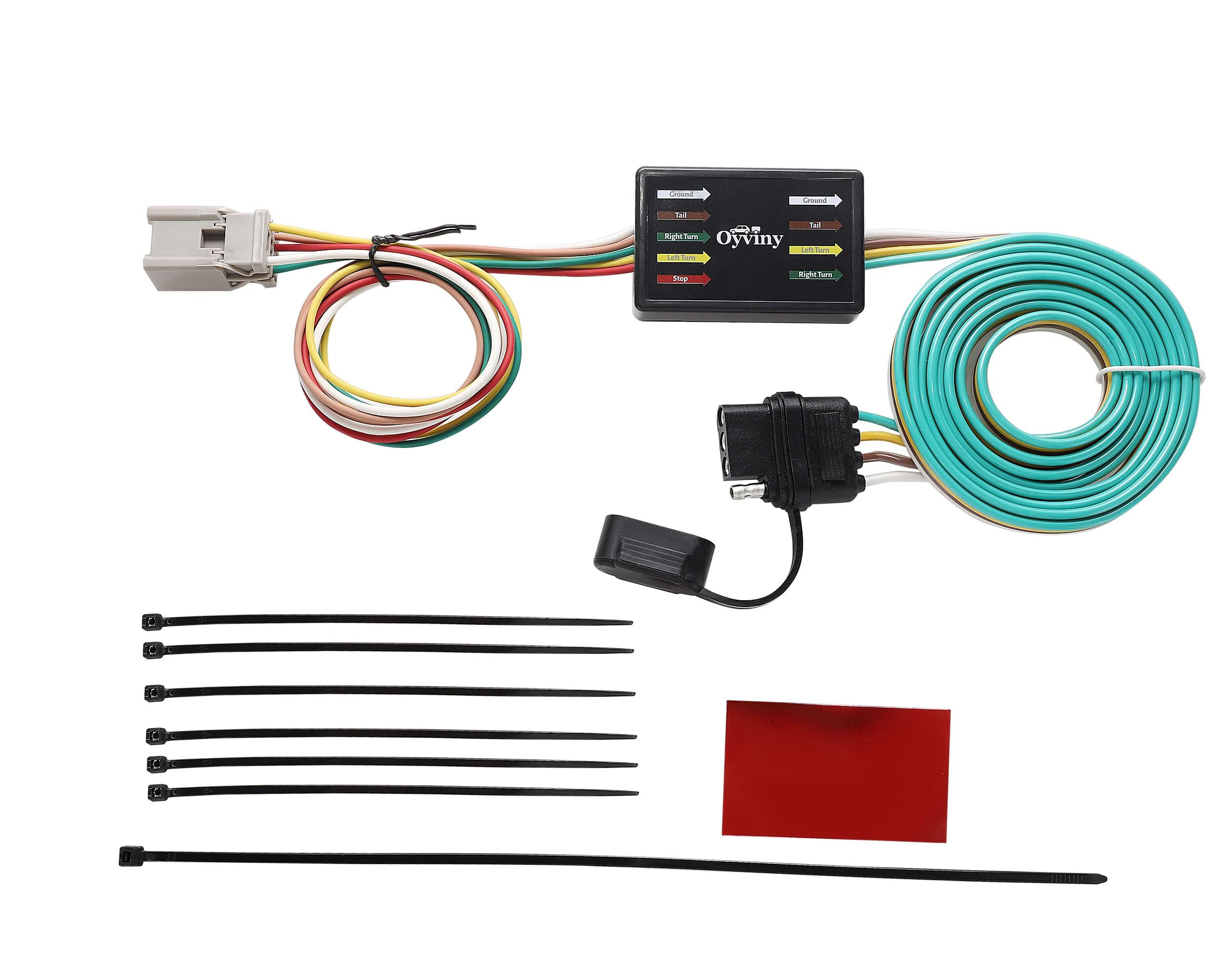 Oyviny Custom 4 Way Trailer Wiring Harness 55336 for 1997-2006 Honda CR-V/Accord/Element/Odyssey/Pilot, Acura MDX/RL/TL/CL/Integra, Isuzu Oasis