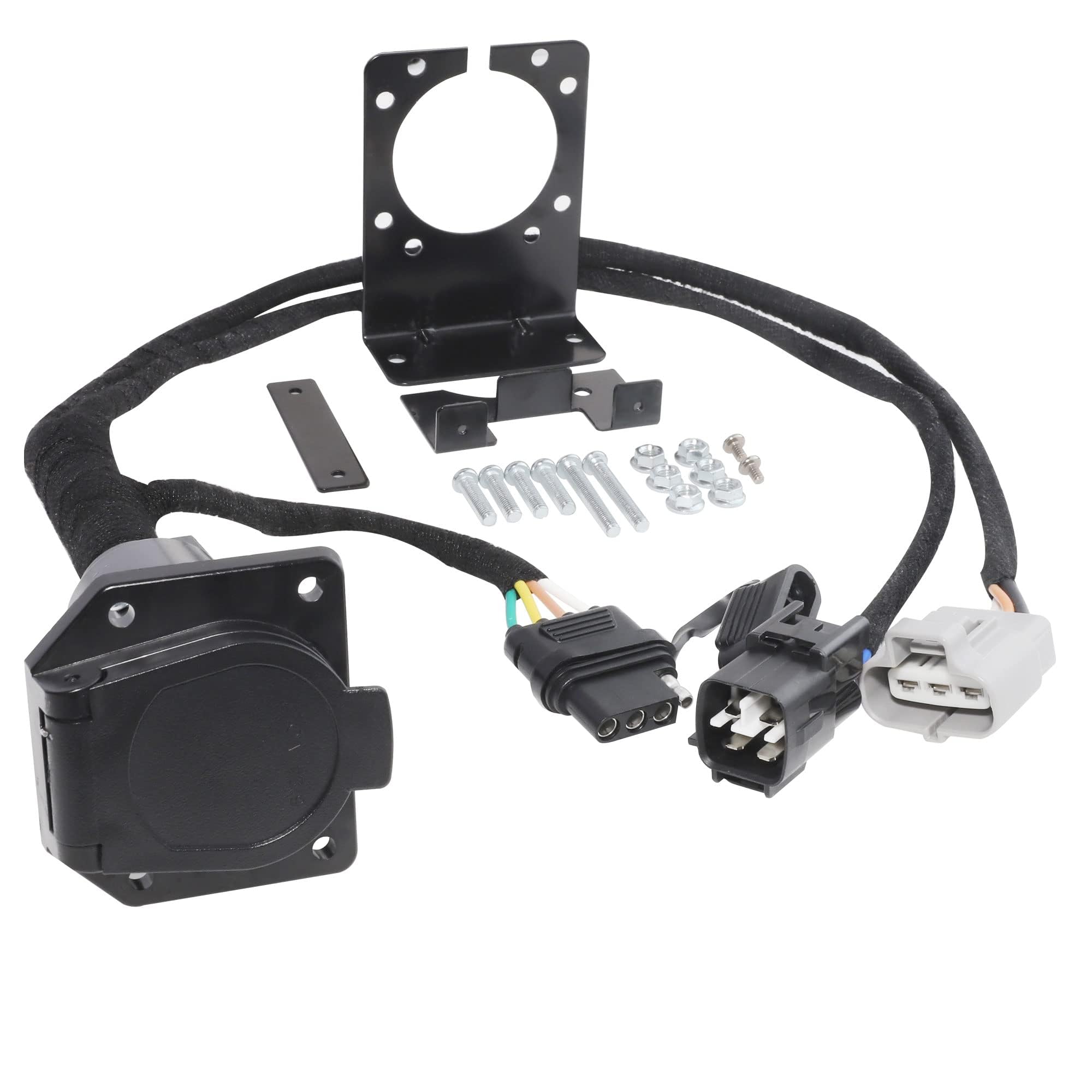 Oyviny Multi-Tow 7 Way and 4 Way Flat Trailer Adapter for 2003-2009 Toyota 4Runner/2003-2009 Lexus GX 470, Factory Tow Package Required