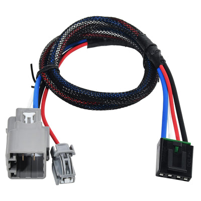 Oyviny Brake Control Wiring Adapter 3023-P for 2013-2014 Ram 1500/2500/3500 and Dodge Ram Pickup with Factory Tow Package, Dual Plug in Brake Controller Wiring Harness