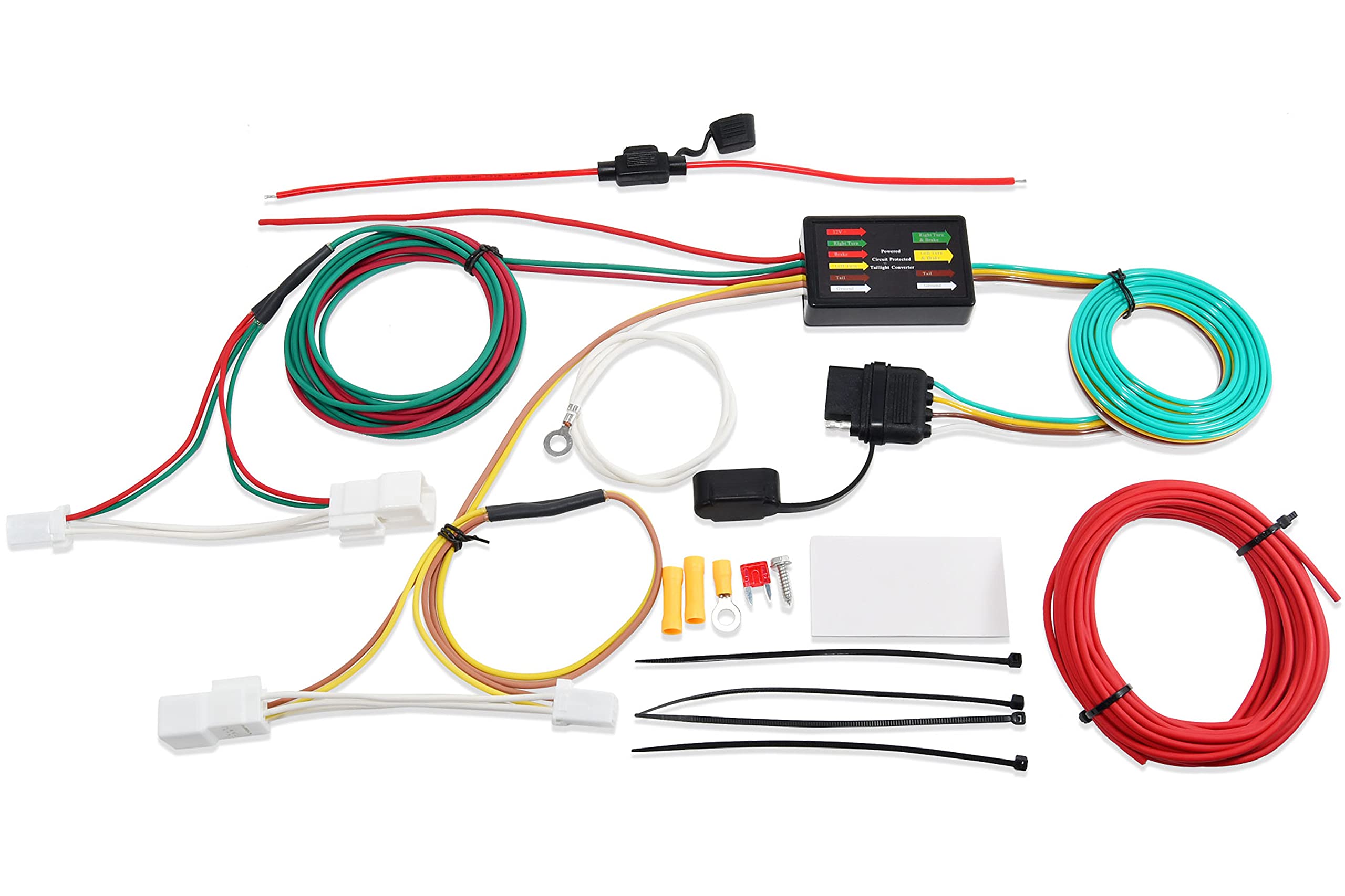 Oyviny Custom 4 Way 56165 Trailer Wiring Harness for Toyota RAV4 2006-2012, Pure Copper RAV4 Trailer Tow Wiring