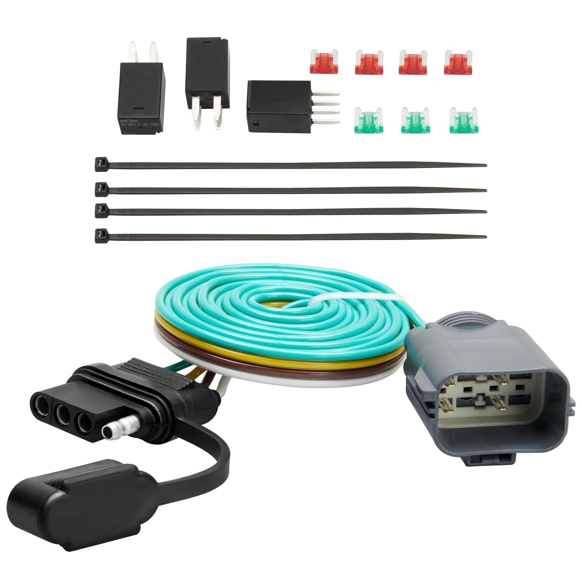 Oyviny Replacement for 56245 4 Pin Trailer Wiring for 2013-2017 Buick Enclave/2013-2017 Chevrolet Traverse/2013-2016 GMC Acadia/2017 GMC Acadia Limited, Factory Tow Package Required