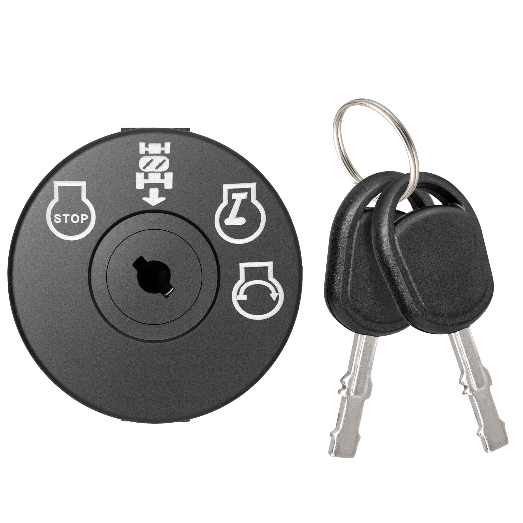 Oyviny 532193350 193350 Lawn Mower Ignition Switch with 2 Keys for Husqvarna, Craftsman, AYP, Delta, Poulan Lawn Tractor, 4 Position 7-Terminals Starter Ignition Replaces 6900-49P1 33457 21546319