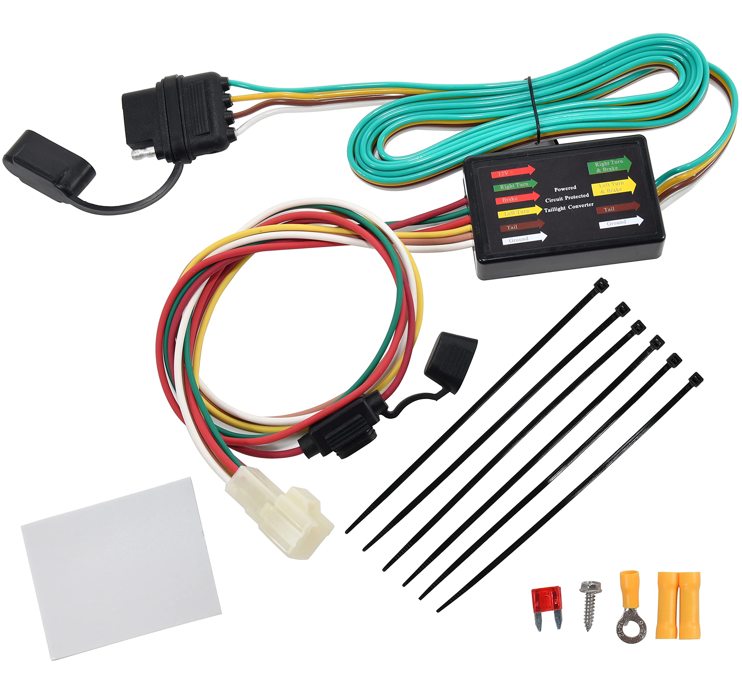 Oyviny 4 Way Trailer Wiring Harness 55370 for 1998-2008 Subaru Forester/2000-2009 Outback/2008-2014 Tribeca/2006-2007 B9 Tribeca/1996-1999 Legacy/2004 Impreza WRX Wagon